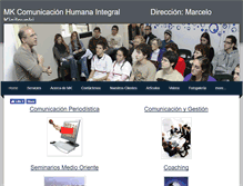 Tablet Screenshot of mkcomunicacionintegral.weebly.com