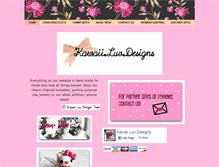 Tablet Screenshot of kawaiiluvdesigns.weebly.com