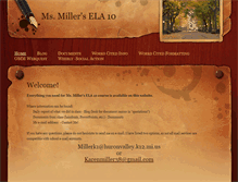 Tablet Screenshot of millerela10.weebly.com