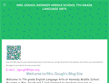 Tablet Screenshot of goughkms.weebly.com