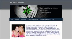 Desktop Screenshot of msamysclassroom.weebly.com