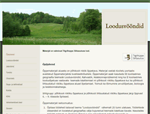 Tablet Screenshot of loodusvoondid.weebly.com