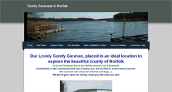 Desktop Screenshot of comfycaravansinnorfolk.weebly.com