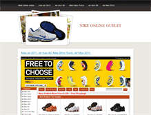 Tablet Screenshot of nikeonlineoutlet.weebly.com