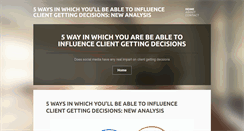 Desktop Screenshot of influenceconsumer.weebly.com
