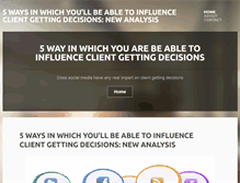 Tablet Screenshot of influenceconsumer.weebly.com