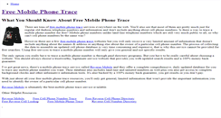 Desktop Screenshot of free-mobile-phone-trace.weebly.com