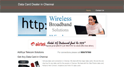 Desktop Screenshot of datacardchennai.weebly.com