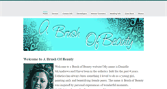 Desktop Screenshot of abrushofbeautybydanielle.weebly.com