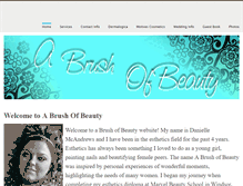 Tablet Screenshot of abrushofbeautybydanielle.weebly.com