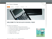 Tablet Screenshot of fullensclasswebsite.weebly.com