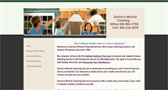 Desktop Screenshot of donnasmiraclecleaningservice.weebly.com