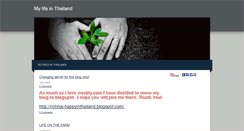 Desktop Screenshot of mylifeinthailand.weebly.com