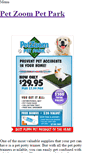 Mobile Screenshot of pet-zoom-pet-park.weebly.com