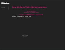 Tablet Screenshot of l2horizon.weebly.com