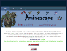 Tablet Screenshot of aminescape.weebly.com