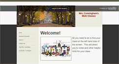 Desktop Screenshot of cunninghammath.weebly.com