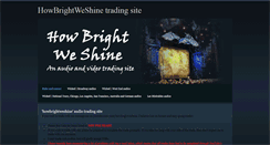 Desktop Screenshot of howbrightweshine.weebly.com