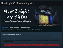 Tablet Screenshot of howbrightweshine.weebly.com