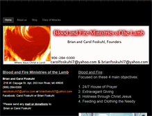 Tablet Screenshot of bloodandfireministriesofthelamb.weebly.com