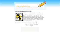 Desktop Screenshot of mrswinslowscorner.weebly.com