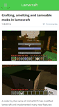 Mobile Screenshot of lamecraft.weebly.com