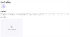 Desktop Screenshot of openeyefilms.weebly.com