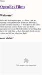 Mobile Screenshot of openeyefilms.weebly.com