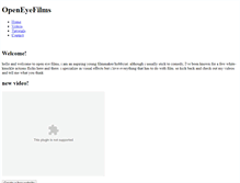 Tablet Screenshot of openeyefilms.weebly.com