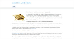 Desktop Screenshot of cashforgoldnews.weebly.com