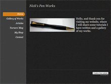 Tablet Screenshot of nickspenworks.weebly.com