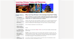 Desktop Screenshot of learningchinesetoday.weebly.com