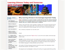 Tablet Screenshot of learningchinesetoday.weebly.com