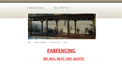 Desktop Screenshot of fabfencingcy.weebly.com
