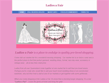 Tablet Screenshot of ladiesafair.weebly.com