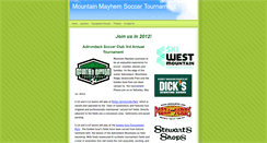Desktop Screenshot of mountainmayhem.weebly.com