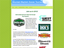 Tablet Screenshot of mountainmayhem.weebly.com