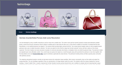 Desktop Screenshot of fashionbagschina.weebly.com