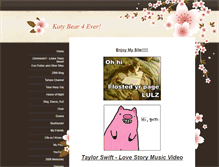 Tablet Screenshot of katybear.weebly.com