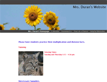 Tablet Screenshot of mrsduran.weebly.com