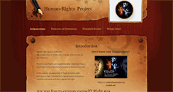 Desktop Screenshot of human-rights.weebly.com