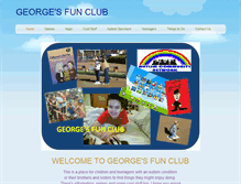 Tablet Screenshot of georgesfunclub.weebly.com