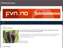 Tablet Screenshot of faedrelandsvennen.weebly.com