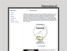 Tablet Screenshot of hamsterlovers101.weebly.com