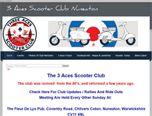 Tablet Screenshot of 3acesscooterclub.weebly.com