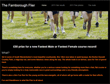 Tablet Screenshot of farnboroughflier.weebly.com