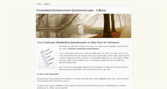 Desktop Screenshot of customersatisfactionquestions.weebly.com