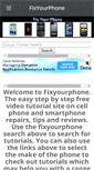 Mobile Screenshot of fixyourphone.weebly.com