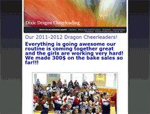 Tablet Screenshot of dixiedragoncheerleading.weebly.com
