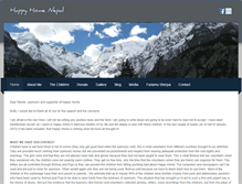 Tablet Screenshot of happyhomenepal.weebly.com